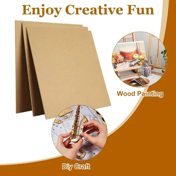 VARIETY_CANVAS_MDF_BOARDS_3X3_INCH_FOR_CRAFT_WORK_And_3.5_mm_Thickness_PACK_OF_12
