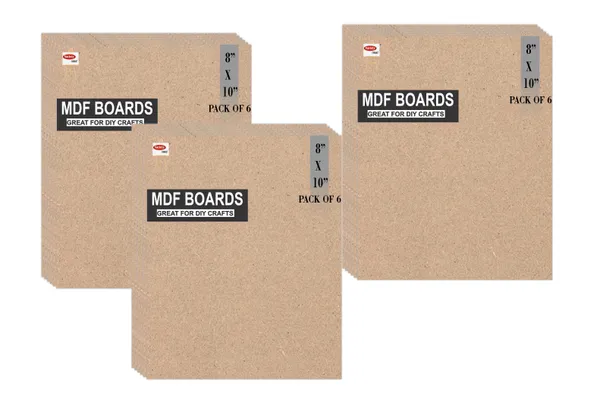 VARIETY_CANVAS_MDF_BOARDS_8X10_INCH_FOR_CRAFT_WORK_And_3.5_mm_Thickness_PACK_OF_18