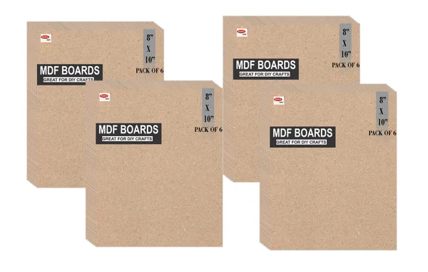 VARIETY_CANVAS_MDF_BOARDS_8X10_INCH_FOR_CRAFT_WORK_And_3.5_mm_Thickness_PACK_OF_24