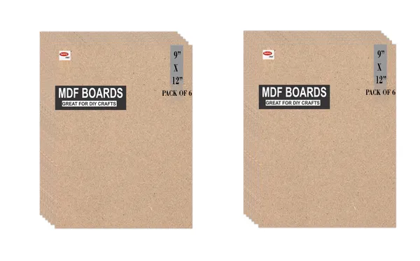 VARIETY_CANVAS_MDF_BOARDS_9X12_INCH_FOR_CRAFT_WORK_And_3.5_mm_Thickness_PACK_OF_12