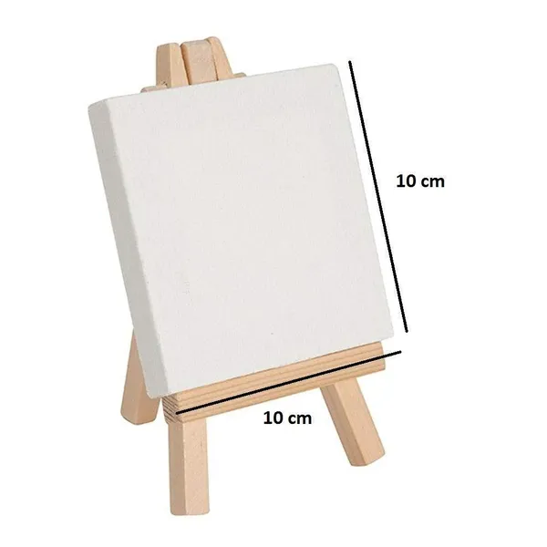 White_Mini_Display_Easel_With_Canvas_Board_For_Painting_Navy_Blue_Pack_Of_5
