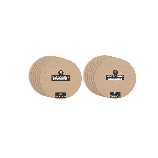 VARIETY_ROUND_MDF_BOARDS_2_INCH_And_3.5_mm_Thickness_PACK_OF_12