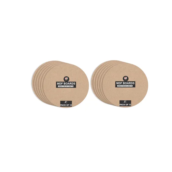 VARIETY_ROUND_MDF_BOARDS_3_INCH_And_3.5_mm_Thickness_PACK_OF_12