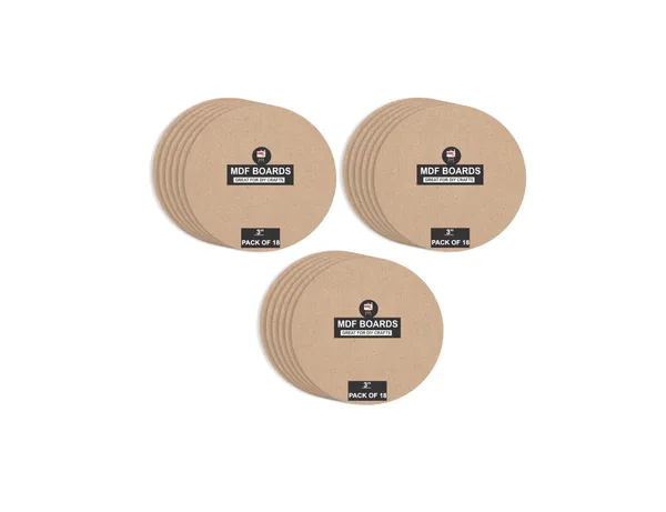 VARIETY_ROUND_MDF_BOARDS_3_INCH_And_3.5_mm_Thickness_PACK_OF_18