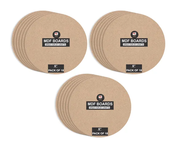 VARIETY_ROUND_MDF_BOARDS_6_INCH_And_3.5_mm_Thickness_PACK_OF_18