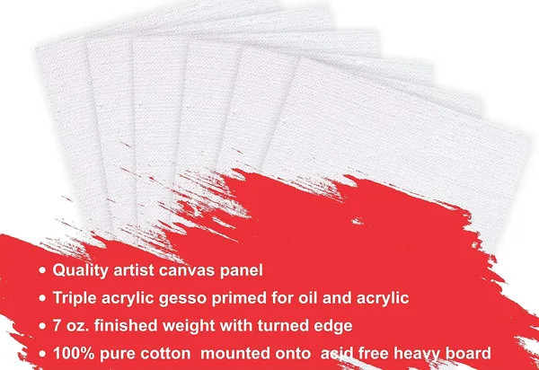 White_Board_Canvas_Board_Pack_Of_6