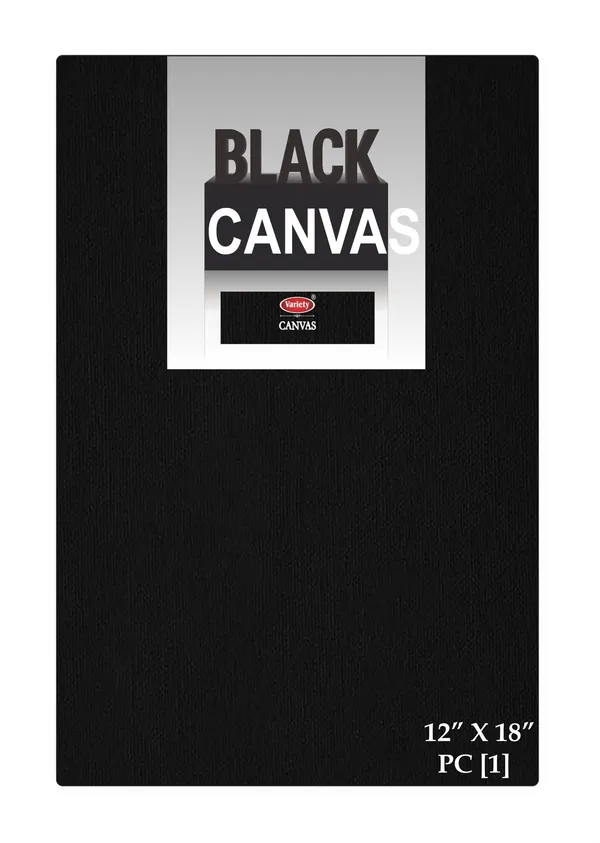 Variety_Canvas_12_X_18_Inch_Black_Canvas_Boards_for_Painting_Pack_of_1