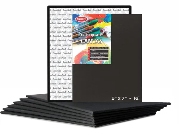 Variety_Canvas_5_X_7_Inch_Black_Canvas_Boards_for_Painting_Pack_of_6