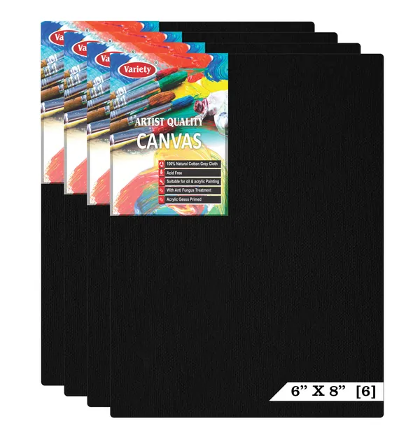 Variety_Canvas_6_X_8_Inch_Black_Canvas_Boards_for_Painting_Pack_of_6