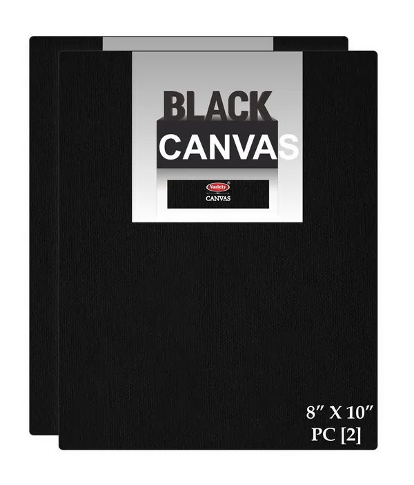 Variety_Canvas_8_X_10_Inch_Black_Canvas_Boards_for_Painting_Pack_of_2