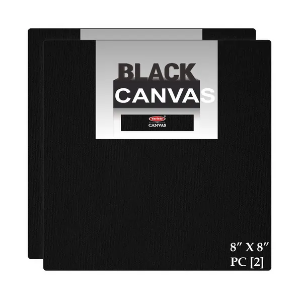 Variety_Canvas_8_X_8_Inch_Black_Canvas_Boards_for_Painting_Pack_of_2