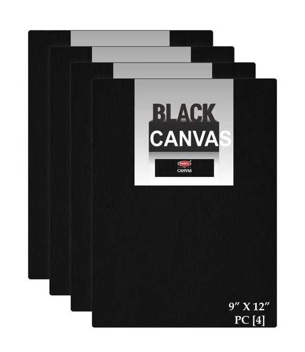 Variety_Canvas_9_X_12_Inch_Black_Canvas_Boards_for_Painting_Pack_of_4