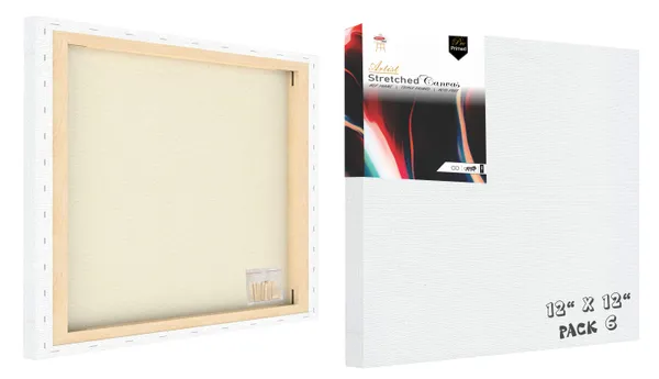 Variety_Canvas®_Premium_Pre_Stretched_Student_frame_canvas_10oz_Triple_primed_12X12_PACK_OF_6