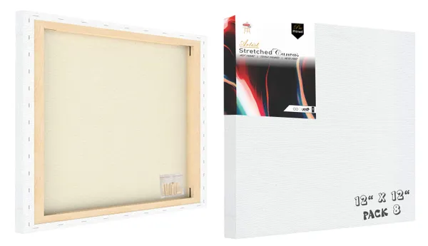 Variety_Canvas®_Premium_Pre_Stretched_Student_frame_canvas_10oz_Triple_primed_12X12_PACK_OF_8