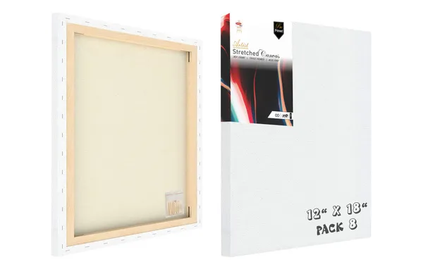 Variety_Canvas®_Premium_Pre_Stretched_Student_frame_canvas_10oz_Triple_primed_12X18_PACK_OF_8