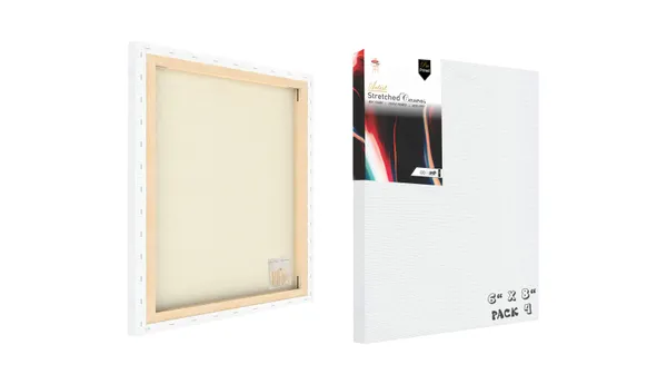 Variety_Canvas®_Premium_Pre_Stretched_Student_frame_canvas_10oz_Triple_primed_6X8_PACK_OF_4