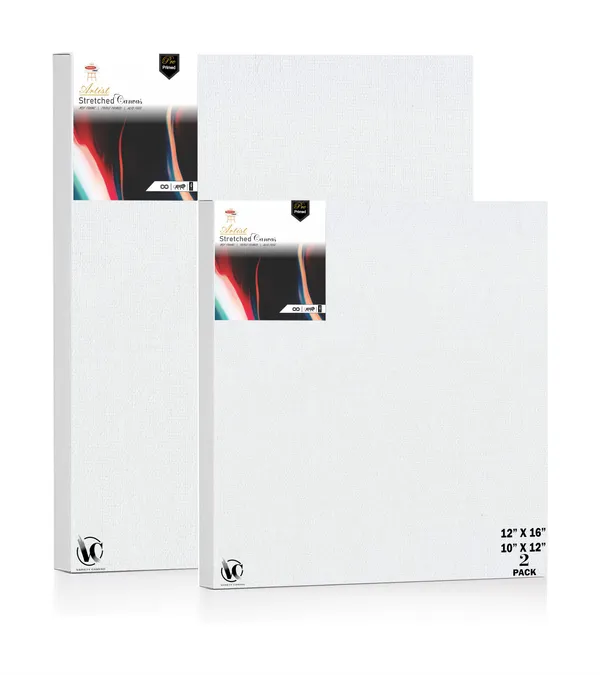 Variety_Canvas®___10"x_12"_(25x30_cm),_12"X16"_(30X40_cm)_Pack_of_2__Artist_Series_10_Oz_100%_Cotton_Pre-Stretched_Canvas_with_Wooden_Frame__20X25__MM_|_Primed_Canvas_Stretched_for_Oil_&_Acrylic_Painting.