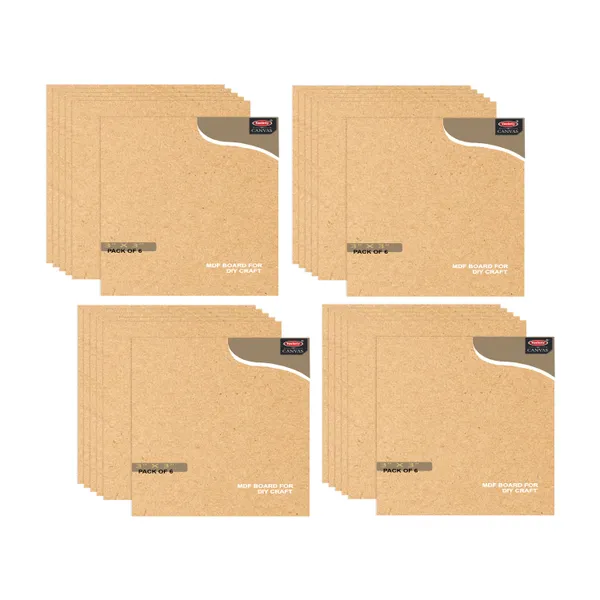 VARIETY_CANVAS_MDF_BOARDS_3X3_INCH_FOR_CRAFT_WORK_And_3.5_mm_Thickness_PACK_OF_24