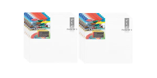 6_X_6_Inch_Cotton_Canvas_Board_For_Acrylic_Painting,_15X15_Cm,_Medium_Grain_Triple_Primed_White_Color_Pack_Of_10