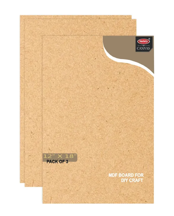 VARIETY_CANVAS_MDF_BOARDS_12X18_INCH_FOR_CRAFT_WORK_And_3.5_mm_Thickness_PACK_OF_3