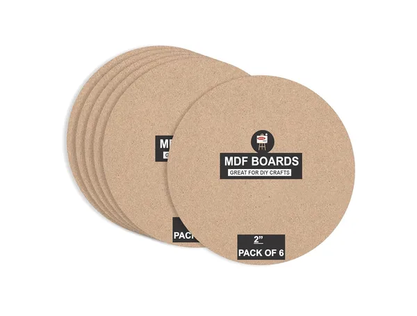 2"_Brown_Round_Mdf_Boards_For_Art_And_Craft_Wood_Round_Mdf_50_Sheets_For_Craft_Work_Diy_Mdf_Cutouts_Pack_Of_6