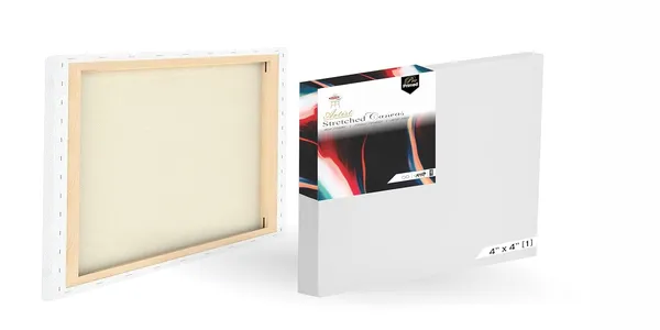 4X4_STRETCHED_WHITE_PRIMED_COTTON_PRE_STRETCHED_CANVAS_WITH_WOODEN_FRAME