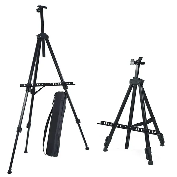 Black_Artist_Easel_Stand_For_Painting_Professional_Easel_Stand_Display_Adjustable_Height_Only_Tripod