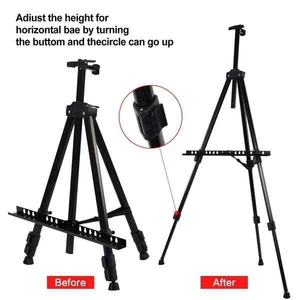 Black_Artist_Easel_Stand_For_Painting_Professional_Easel_Stand_Display_Adjustable_Height_Only_Tripod