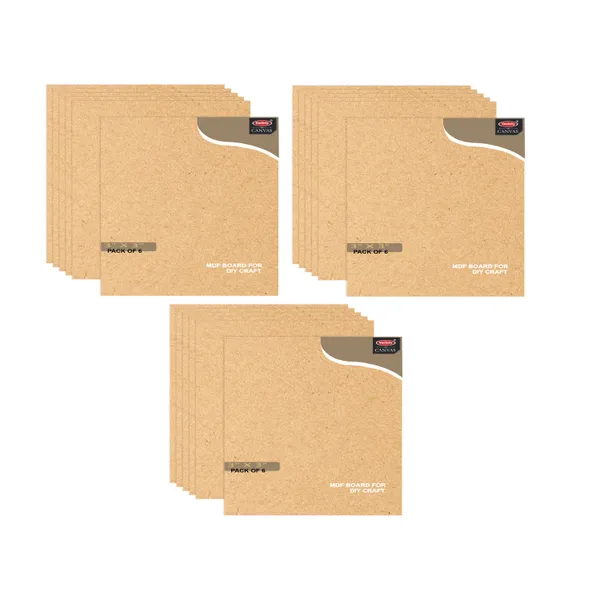 VARIETY_CANVAS_MDF_BOARDS_3X3_INCH_FOR_CRAFT_WORK_And_3.5_mm_Thickness_PACK_OF_18