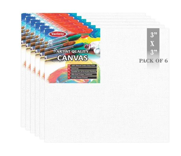 3_X_3_Inch_Cotton_Canvas_Board_for_Acrylic_Painting,_7.5x7.5_cm,_Medium_Grain_Triple_Primed_White_Color_Pack_of_6