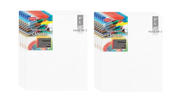 8_X_10_Inch_Cotton_Canvas_Board_for_Acrylic_Painting,_20x25_cm,_Medium_Grain_Triple_Primed_White_Color_Pack_of_10