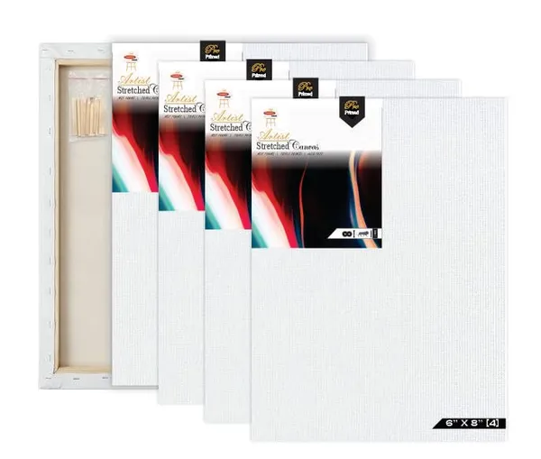 6X8_STRETCHED_WHITE_PRIMED_COTTON_PRE_STRETCHED_CANVAS_WITH_WOODEN_FRAME