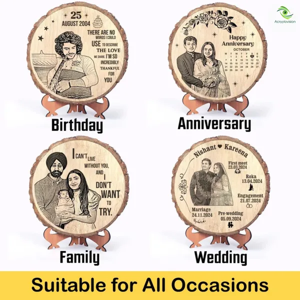 Customizable_Engraved_On_Wood_Photo_Frame_–_Round_Shape