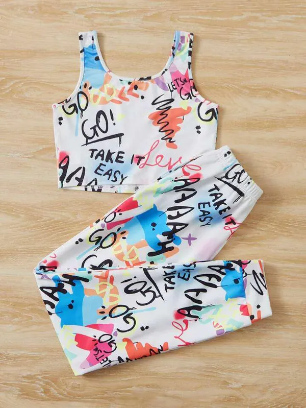 ABCD_FUNCKY_STYLE_MODERN_PRINTED_TOP_&_BOTTOM