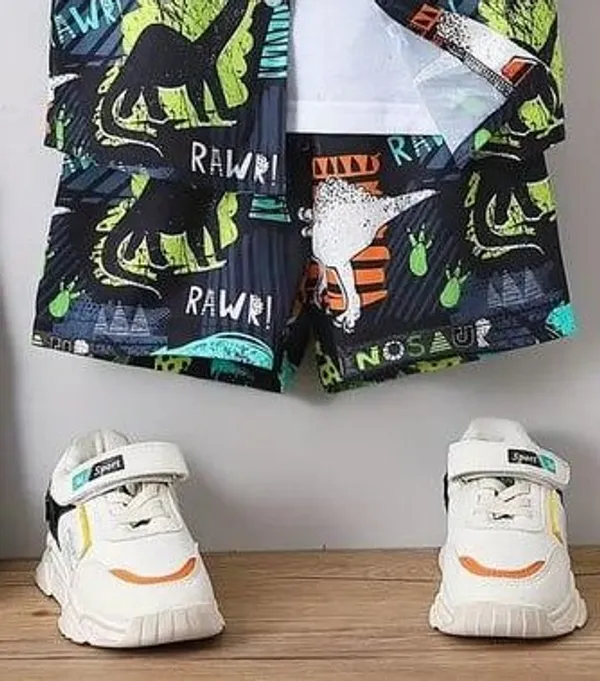 BLACK_DINOSOR_PRINTED_SHIRT_&_SHORT