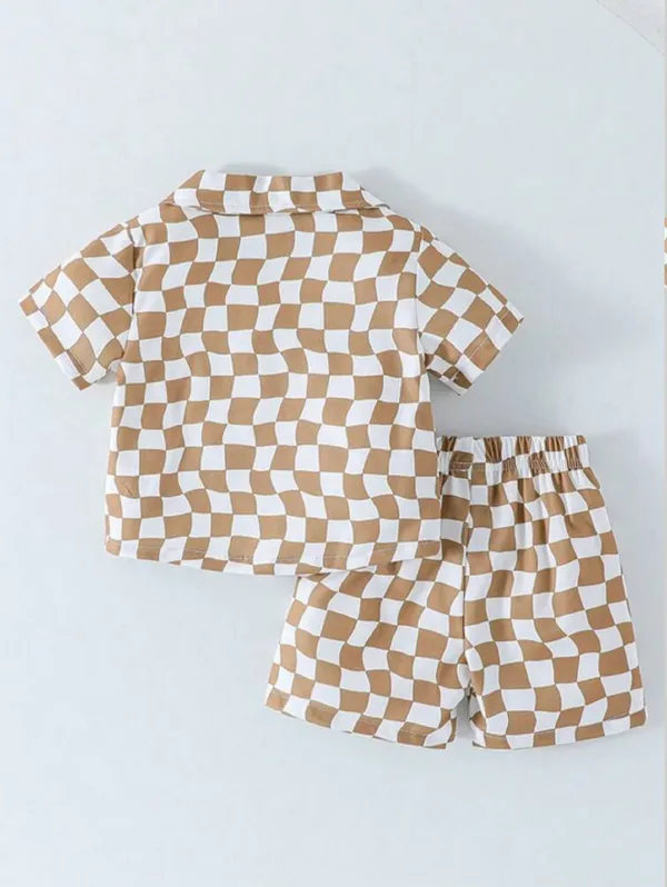 BROWN_CHESS_STYLE_SHIRT_&_SHORT