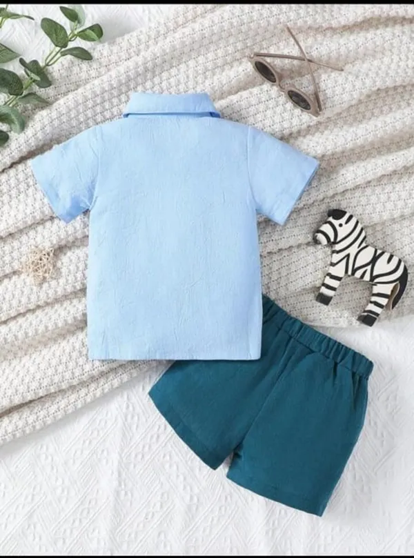 Sky_Blue_Three_Tone_Stylish_Shirt__Short_For_Kids