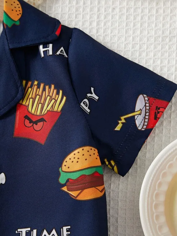 Nevy_Blue_Printed_Stylish_Shirtshorts_For_Kids