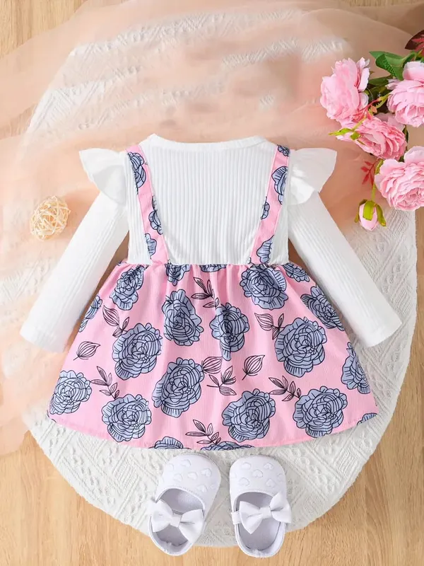Pink_Infants_Baby_Girl_Stylish_Dress_For_Girls