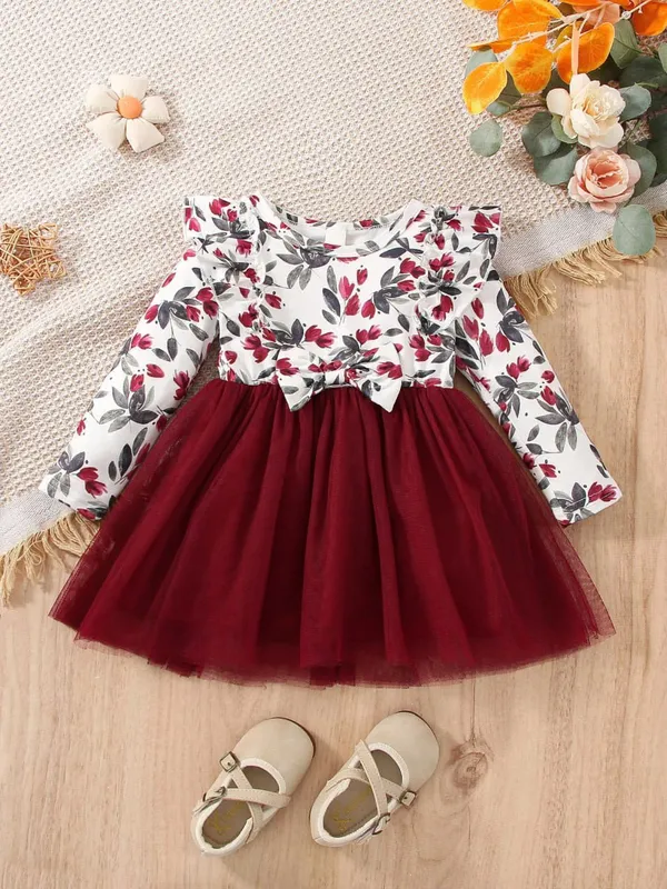 Red_Cute_Stylish_Beutifull_Frock_For_Girls