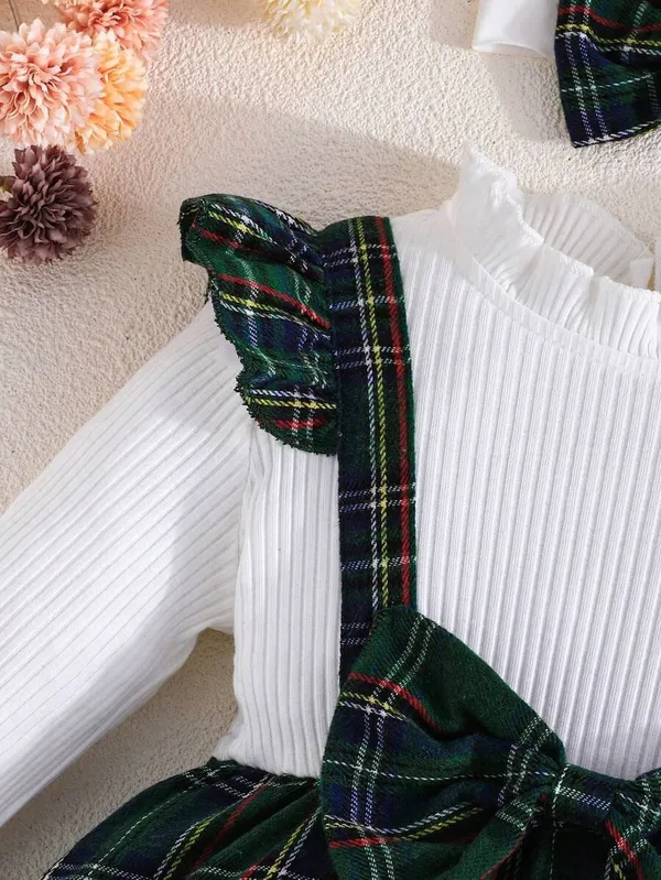 Green_Festive_Plaid_Suspender_Dress___Cutie_Edition_For_Girl