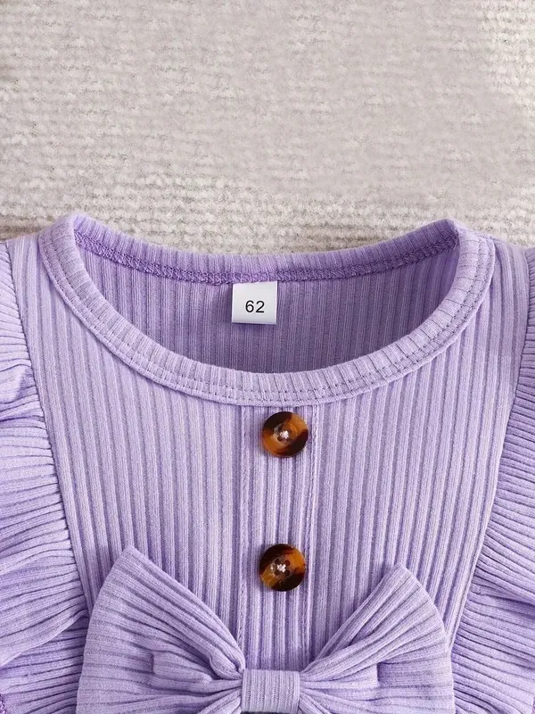 Georgette_Purple_Adorable_Lilac_Floral_Dress_For_Baby_Girls