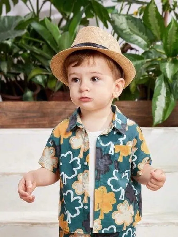 GREEN_LEAF_PRINTED_SHIRT_&_SHORT