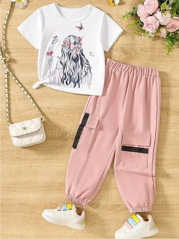 LIGHT_PINK_DISNEY_STYLE_T-SHIRT_AND_JOGGER