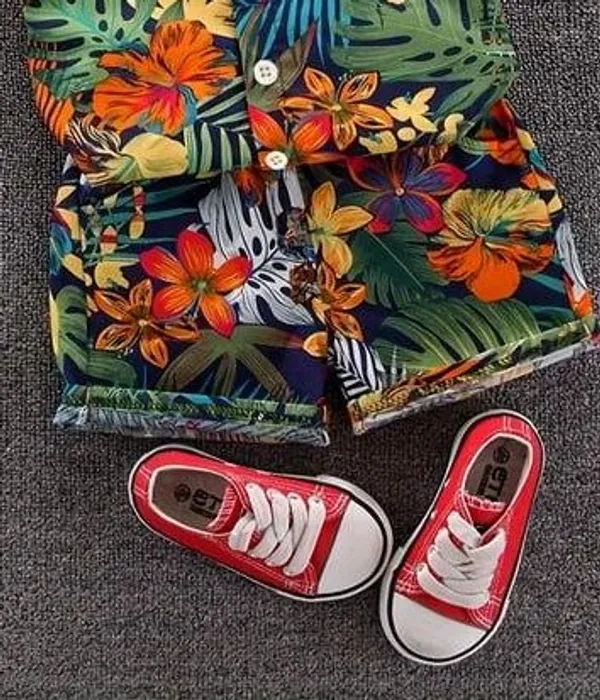 MALTI_FLOWER_PRINTED_STYLE_SHIRT_&_SHORT