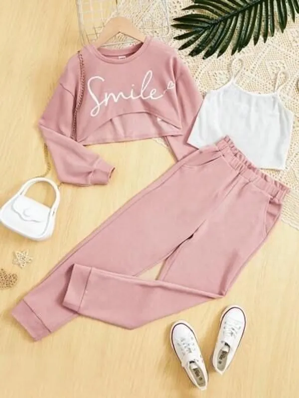 PINK_MODERN_SMILE_PRINTED_TOP_&_BOTTOM