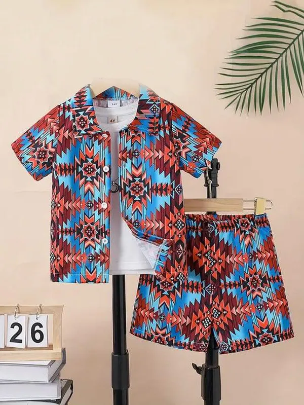 RED_3D_ART_STYLE_SHIRT_AND_SHORT