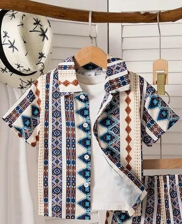 TRINGLE_ART_3D_PRINCE_SHIRT_AND_SHORT