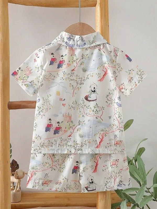 WHITE_CARTTON_PRINTED_SHIRT_AND_SHORT