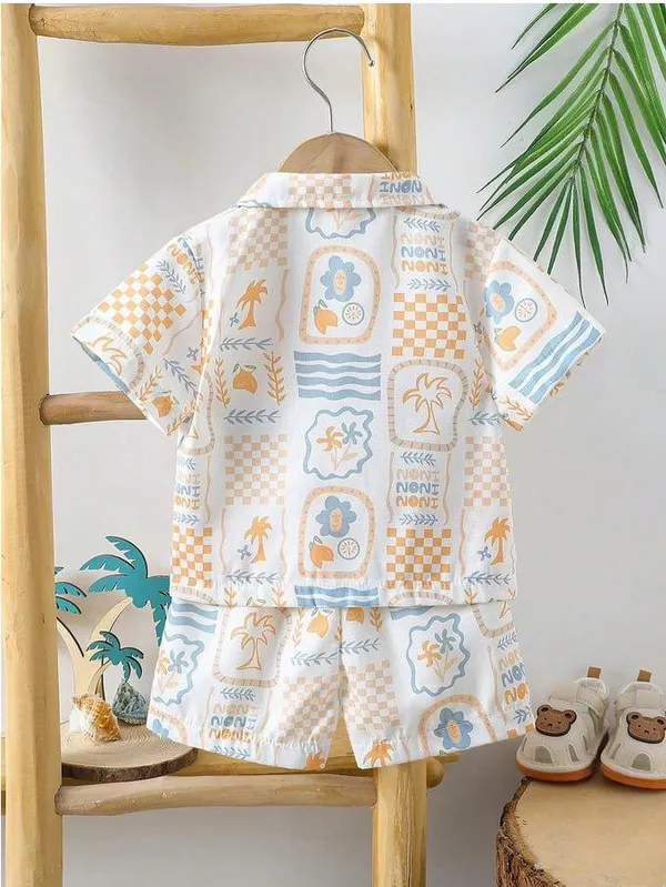 WHITE_GOA_PRINTED_STYLE_SHIRT_AND_SHORT